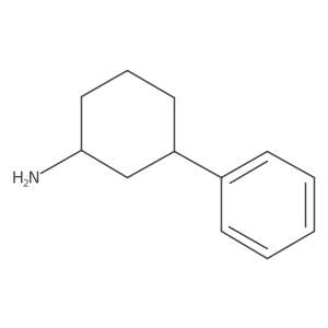 (1S,3R)-3-phenylcyclohexan-1-amine Structure