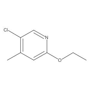 5-Chloro-2-ethoxy-4-methylpyridine结构式