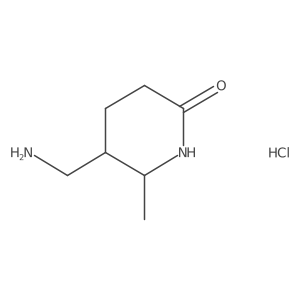 5-(Aminomethyl)-6-methylpiperidin-2-one hydrochloride Structure