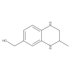 (S)-(3-Methyl-1,2,3,4-tetrahydroquinoxalin-6-yl)methanol结构式