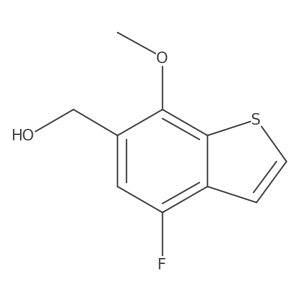 Benzo[b]thiophene-6-methanol, 4-fluoro-7-methoxy- Structure