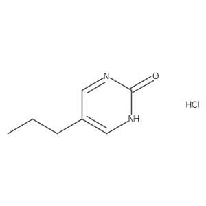 5-Propylpyrimidin-2-ol hydrochloride结构式