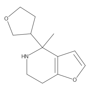 4-methyl-4-(oxolan-3-yl)-4H,5H,6H,7H-furo[3,2-c]pyridine Structure