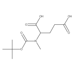 Boc-N-Me-D-Glu-OH Structure