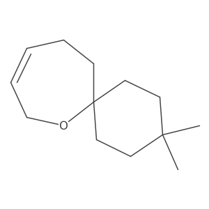 3,3-Dimethyl-7-oxaspiro[5.6]dodec-9-ene结构式