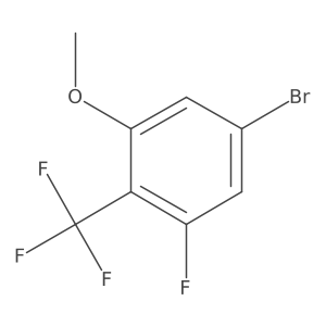 5-Bromo-1-fluoro-3-methoxy-2-(trifluoromethyl)benzene Structure