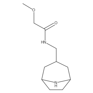 N-({8-azabicyclo[3.2.1]octan-3-yl}methyl)-2-methoxyacetamide结构式