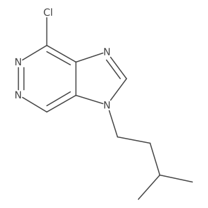 4-chloro-1-(3-methylbutyl)-1H-imidazo[4,5-d]pyridazine Structure