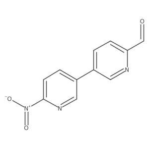 5-(6-Nitropyridin-3-yl)pyridine-2-carbaldehyde Structure