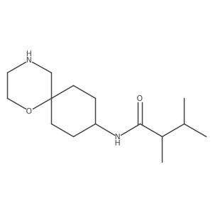 2,3-dimethyl-N-{1-oxa-4-azaspiro[5.5]undecan-9-yl}butanamide Structure