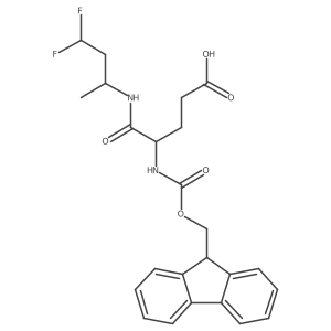 4-[(4,4-difluorobutan-2-yl)carbamoyl]-4-({[(9H-fluoren-9-yl)methoxy]carbonyl}amino)butanoic acid Structure