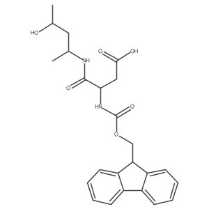 3-({[(9H-fluoren-9-yl)methoxy]carbonyl}amino)-3-[(4-hydroxypentan-2-yl)carbamoyl]propanoic acid Structure