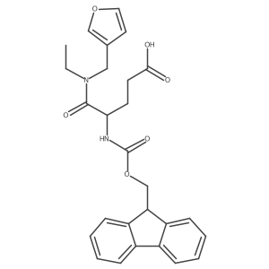 4-{ethyl[(furan-3-yl)methyl]carbamoyl}-4-({[(9H-fluoren-9-yl)methoxy]carbonyl}amino)butanoic acid Structure