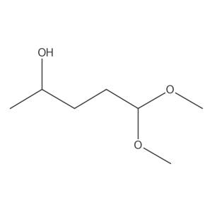 (2R)-5,5-dimethoxypentan-2-ol结构式