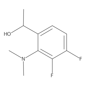 (1R)-1-[2-(dimethylamino)-3,4-difluorophenyl]ethan-1-ol结构式