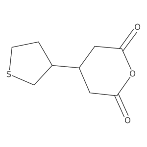 4-(Thiolan-3-yl)oxane-2,6-dione结构式