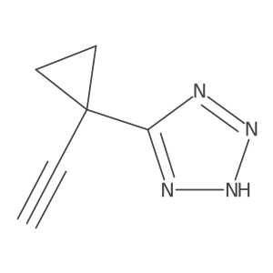 5-(1-ethynylcyclopropyl)-1H-1,2,3,4-tetrazole Structure