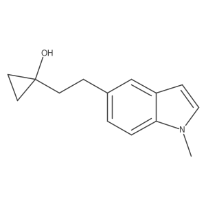1-[2-(1-methyl-1H-indol-5-yl)ethyl]cyclopropan-1-ol结构式