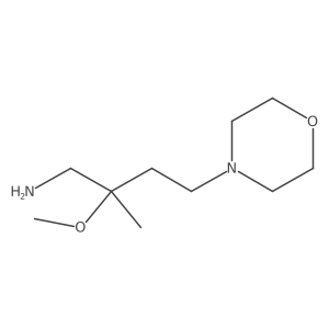2-Methoxy-2-methyl-4-(morpholin-4-yl)butan-1-amine Structure