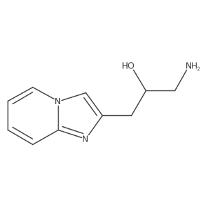 1-Amino-3-{imidazo[1,2-a]pyridin-2-yl}propan-2-ol Structure