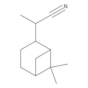 2-{6,6-Dimethylbicyclo[3.1.1]heptan-2-yl}propanenitrile Structure