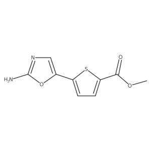 Methyl 5-(2-amino-1,3-oxazol-5-yl)thiophene-2-carboxylate Structure