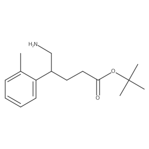 Tert-butyl 5-amino-4-(o-tolyl)pentanoate Structure
