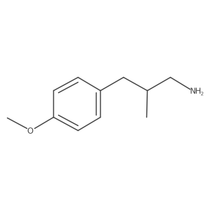 (2R)-3-(4-Methoxyphenyl)-2-methylpropan-1-amine结构式