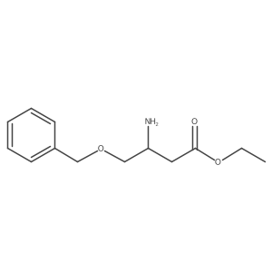 Ethyl (3R)-3-amino-4-phenylmethoxybutanoate Structure