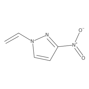 1-ethenyl-3-nitro-1H-pyrazole结构式