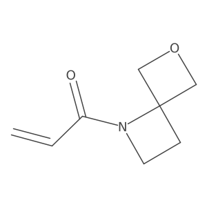 1-{6-Oxa-1-azaspiro[3.3]heptan-1-yl}prop-2-en-1-one Structure