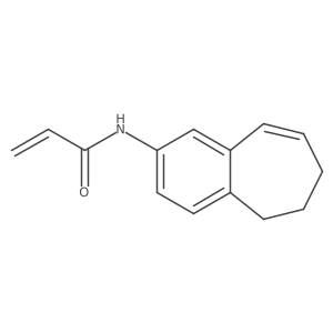 N-(8,9-Dihydro-7H-benzo[7]annulen-3-yl)prop-2-enamide结构式
