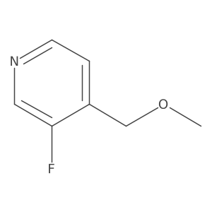 3-Fluoro-4-(methoxymethyl)pyridine结构式