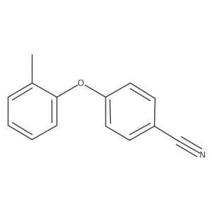 4-(2-Methylphenoxy)benzonitrile结构式