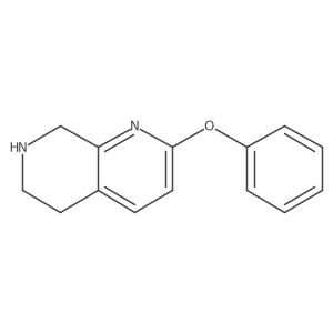 5,6,7,8-Tetrahydro-2-phenoxy-1,7-naphthyridine Structure