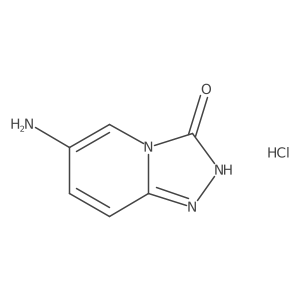 6-Amino-2H-[1,2,4]triazolo[4,3-a]pyridin-3-one;hydrochloride Structure