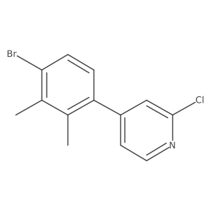 4-(4-Bromo-2,3-dimethylphenyl)-2-chloropyridine Structure