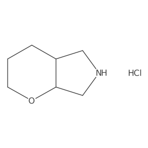 rac-(4aR,7aR)-octahydropyrano[2,3-c]pyrrole hydrochloride结构式