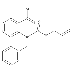2-[allyloxycarbonyl(benzyl)amino]benzoic acid结构式