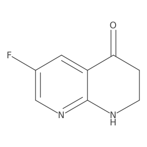 6-Fluoro-2,3-dihydro-1,8-naphthyridin-4(1H)-one Structure
