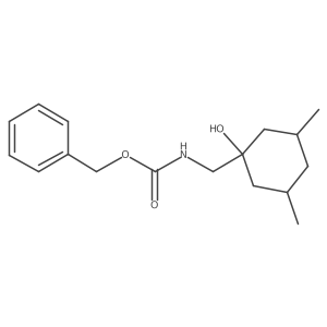 benzyl N-[(1-hydroxy-3,5-dimethylcyclohexyl)methyl]carbamate Structure