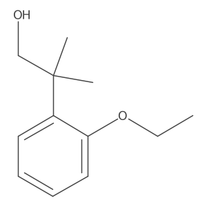 2-(2-Ethoxyphenyl)-2-methylpropan-1-ol Structure