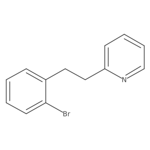 2-[2-(2-Bromophenyl)ethyl]pyridine结构式