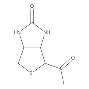 1H-Thieno[3,4-d]imidazol-2(3H)-one, 4-acetyltetrahydro-, [3aS-(3aI+/-,4I(2),6aI+/-)]- Structure