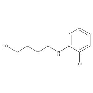 4-[(2-Chlorophenyl)amino]-1-butanol Structure