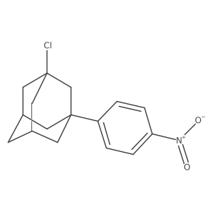 1-Chloro-3-(4-nitrophenyl)adamantane Structure