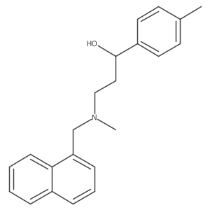 4-Methyl-I+/--[2-[methyl(1-naphthalenylmethyl)amino]ethyl]benzenemethanol Structure
