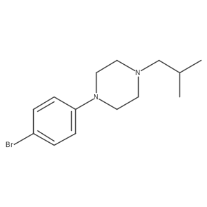 1-(4-Bromo-phenyl)-4-isobutyl-piperazine结构式