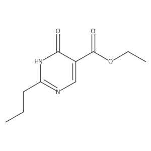 Ethyl 6-oxo-2-propyl-1,6-dihydropyrimidine-5-carboxylate结构式