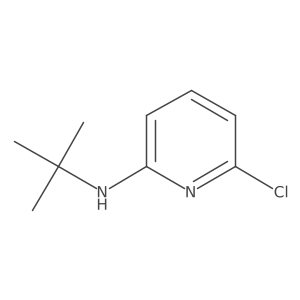 N-(Tert-butyl)-6-chloro-2-pyridinamine结构式